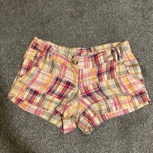 Size 1 plaid shorts